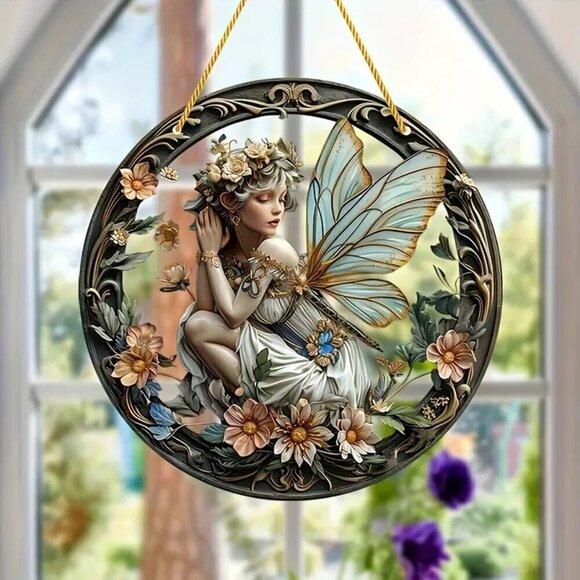 Enchanting Elf Fairy Acrylic Window Decor Suncatcher - Picture 5 of 9